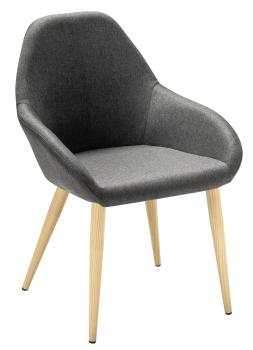 Темно-серый/каркас натуральный дуб