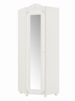 Шкаф угловой Compass АС-522К с короной с зеркалом