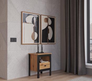 Тумба прикроватная БРВ Мебель LOFT KOM1S