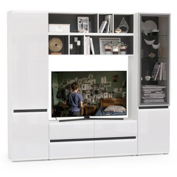 Гостиная Mobi Сидней Комплектация № 39 13.63 + 15.57 2шт + 13.200 + 13.201