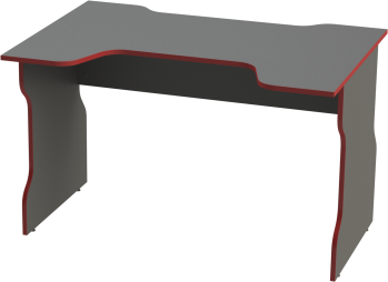 Антрацит/красный