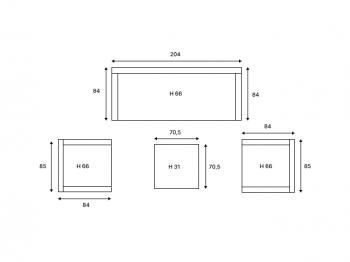 Лаундж-зона ROYAL FAMILY KARL