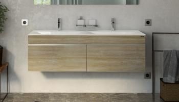 Дуб сонома/Белый