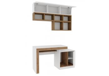 Комплект для кабинета Woodville Модена комплектация 4