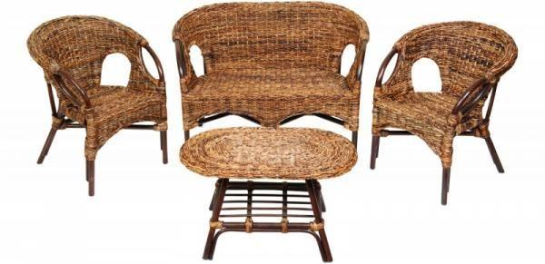 Комплект для отдыха TetChair Mandalino 05/21 ( диван + 2 кресла + стол овальный )