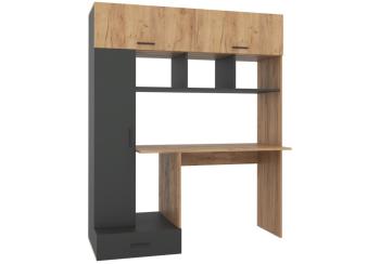 дуб крафт золотой/антрацит