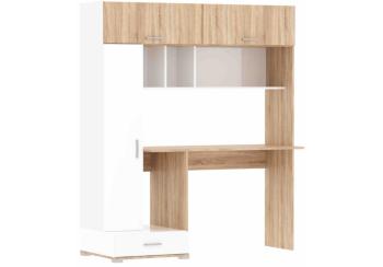 дуб сонома/белый