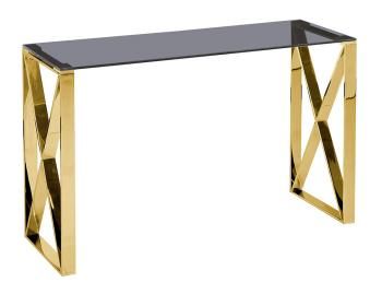 Стекло smoke/Сталь золото