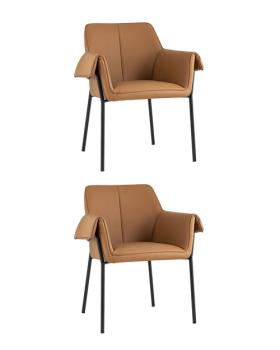 Экокожа коричневая