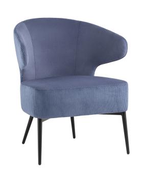 Велюр синий