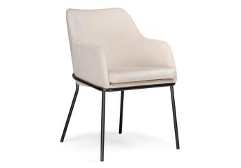 кремовый / черный глянец