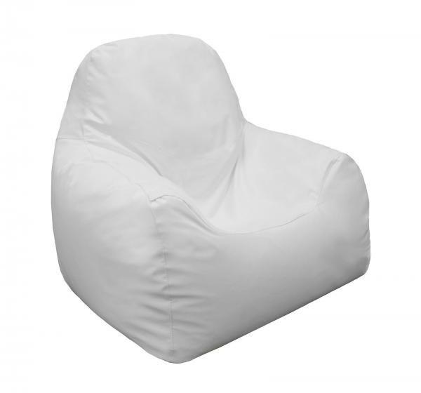 Кресло-мешок Позитиф комфорт белый (экокожа)