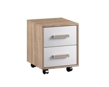 Дуб сонома/Белый