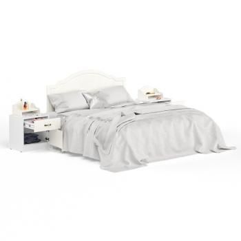 Кровать Mobi 11.08 + две Тумбы 08.146 + две полки 10.117 Ливерпуль