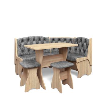 дуб сонома/велюр графит