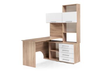 дуб сонома/белый