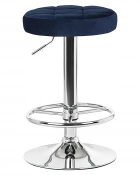 сиденье синий велюр (MJ9-117),основание хром