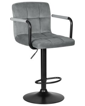 сиденье серый велюр (MJ9-75), основание черный