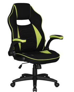 Черно-светло-зеленый