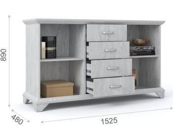 Комод Империал Лорена 2д4ящ