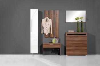 Поворотный зеркальный шкаф Shelf Лупо Шелф Стекло