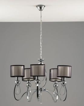 Люстра подвесная Moderli V2585-5P Dark 5*E14*60W