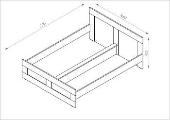 Кровать Гуд Лакк Сириус 140х200