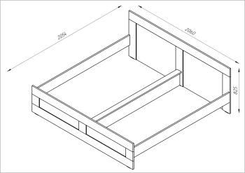 Кровать Гуд Лакк Сириус 200х200