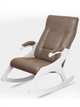 экокожа антрацит , каркас белый