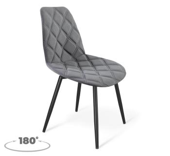 стальной серый/черный муар