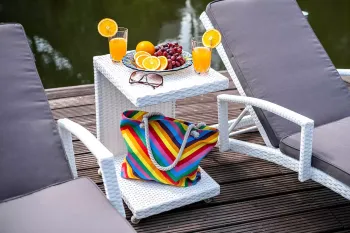 Плетеный кофейный стол Joygarden Milano для шезлонга