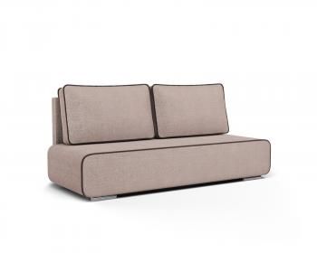 Рогожка бежевая + кордрой коричневый