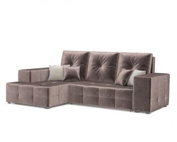 Бархат серо-шоколадный