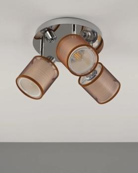 коричневый/хром