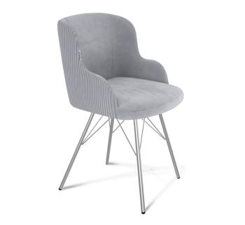 Стальной серый/хром лак