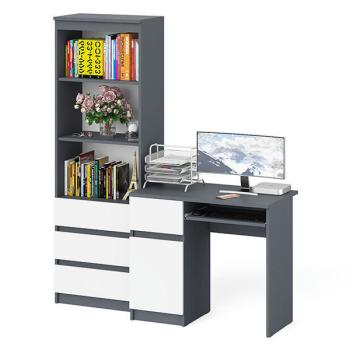 Графит/белый