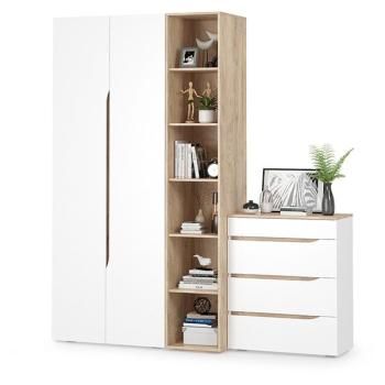 Белый/Дуб Эндгрейн Элегантный