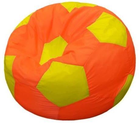 Кресло-мешок Позитиф мяч оранжево-желтый (оксфорд)
