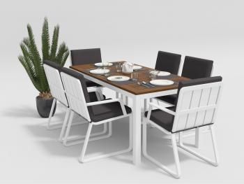 Обеденная группа Gardenini BELLA 180 см