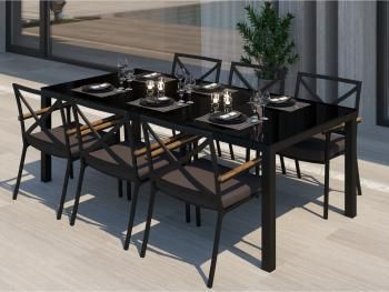 Обеденная группа Gardenini CALMA 220 см