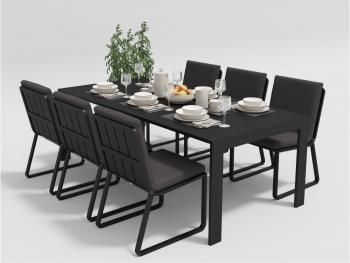 каркас темно-серый карбон / подушки антрацит