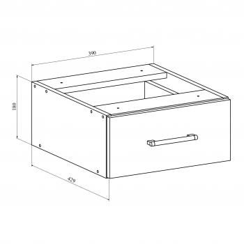 Тумба подвесная Compass ОФ-26