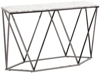 Серый мрамор/Темный хром