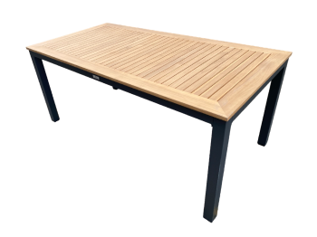 Каркас: Алюминиевый; Столешница: Тик