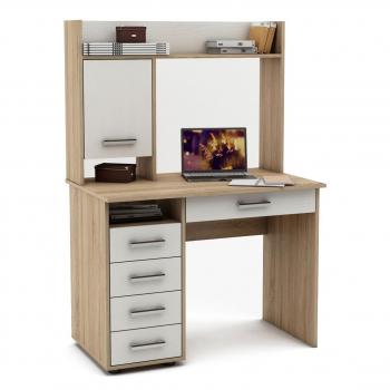 Дуб сонома/Белый