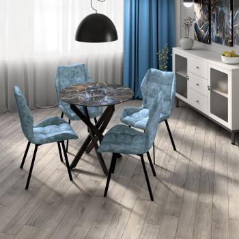 СМ-5/Черный/велюр Лагуна