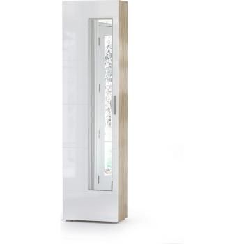 Дуб крафт серый/белый глянец