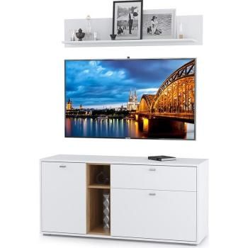 Дуб крафт золотой/белый премиум