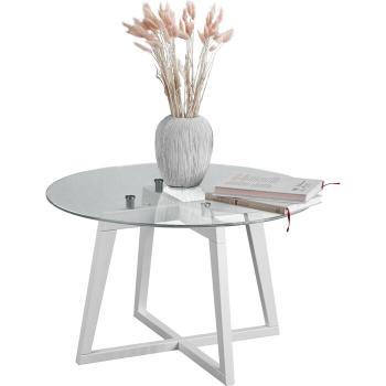 белый/стекло прозрачное