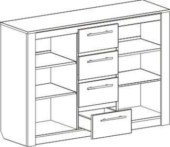Комод 1395 МебельГрад